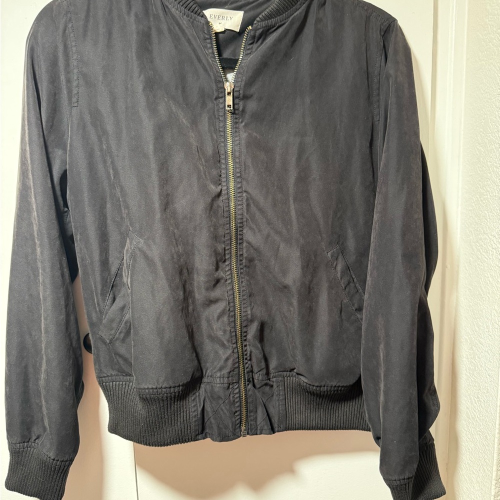 Everly Charcoal Zip-Up Jacket